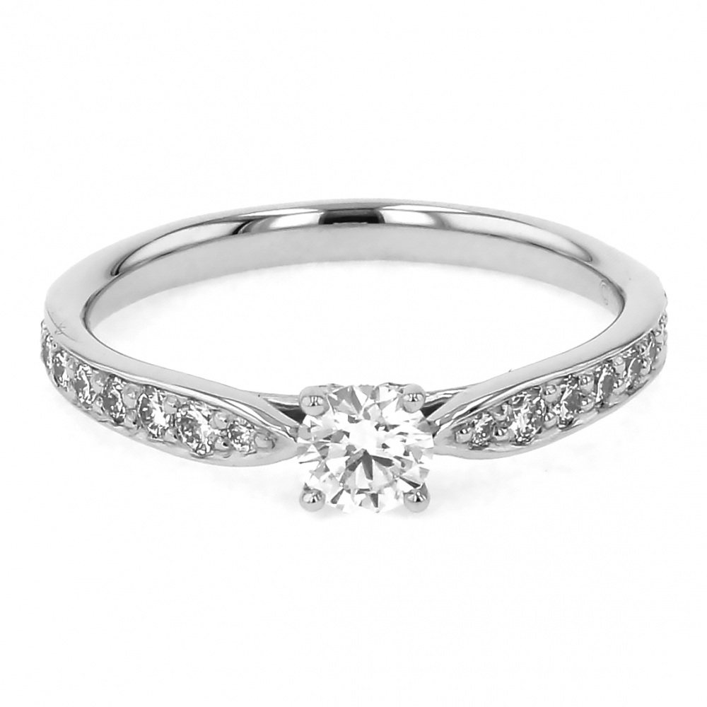 Tiffany & Co. Tiffany Platinum Harmony Diamond Ring PT950 I