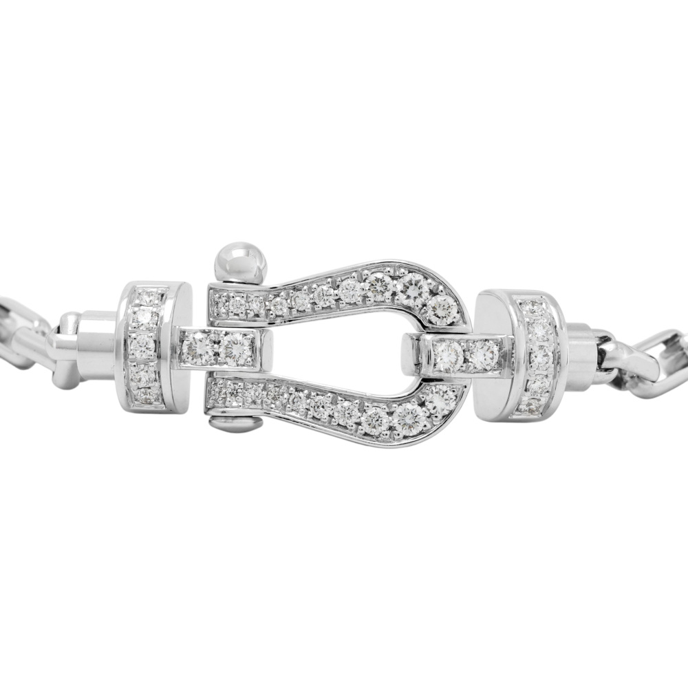 FRED Force 10 Bracelet 18K White Gold Diamond 0B0077-6B1111