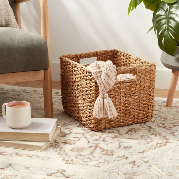 Braided Seagrass Crate