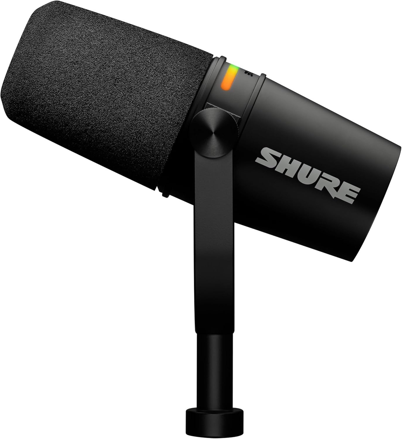 Dynamic Microphone – USB-C & XLR Podcast Mic for Streaming, Recording & Broadcasting, Auto Level Mode, Digital Pop Filter, LED Panel, Black