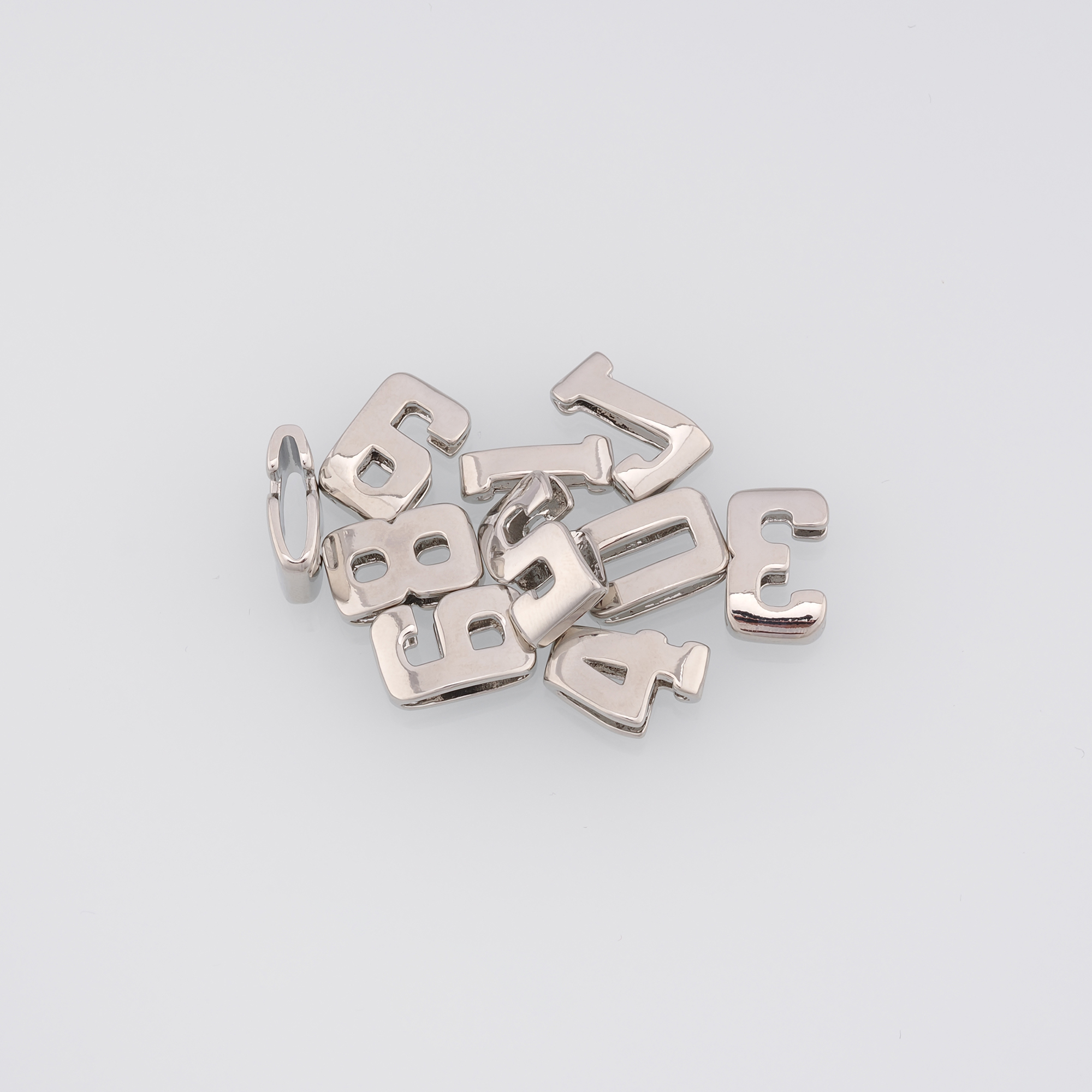 18K Gold Filled Number Spacer Beads,Dainty Number Spacer Beads,DIY Jewelry Making Supply