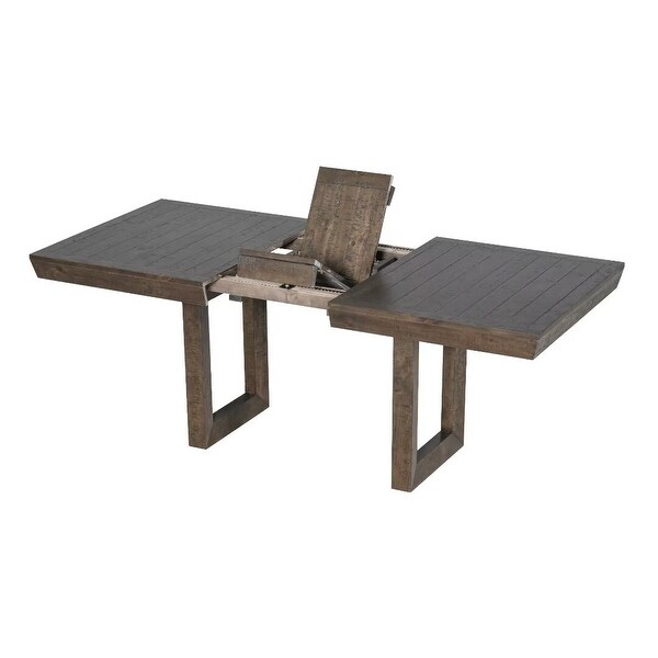 Extendable Dining Table Set,with Butterfly Leaf and6 Upholstered chair