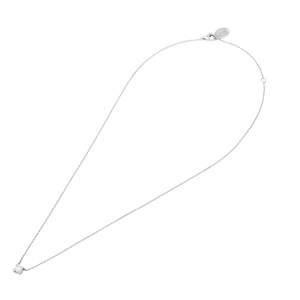 Cartier C Do Necklace 18K White Gold Diamond N7405500