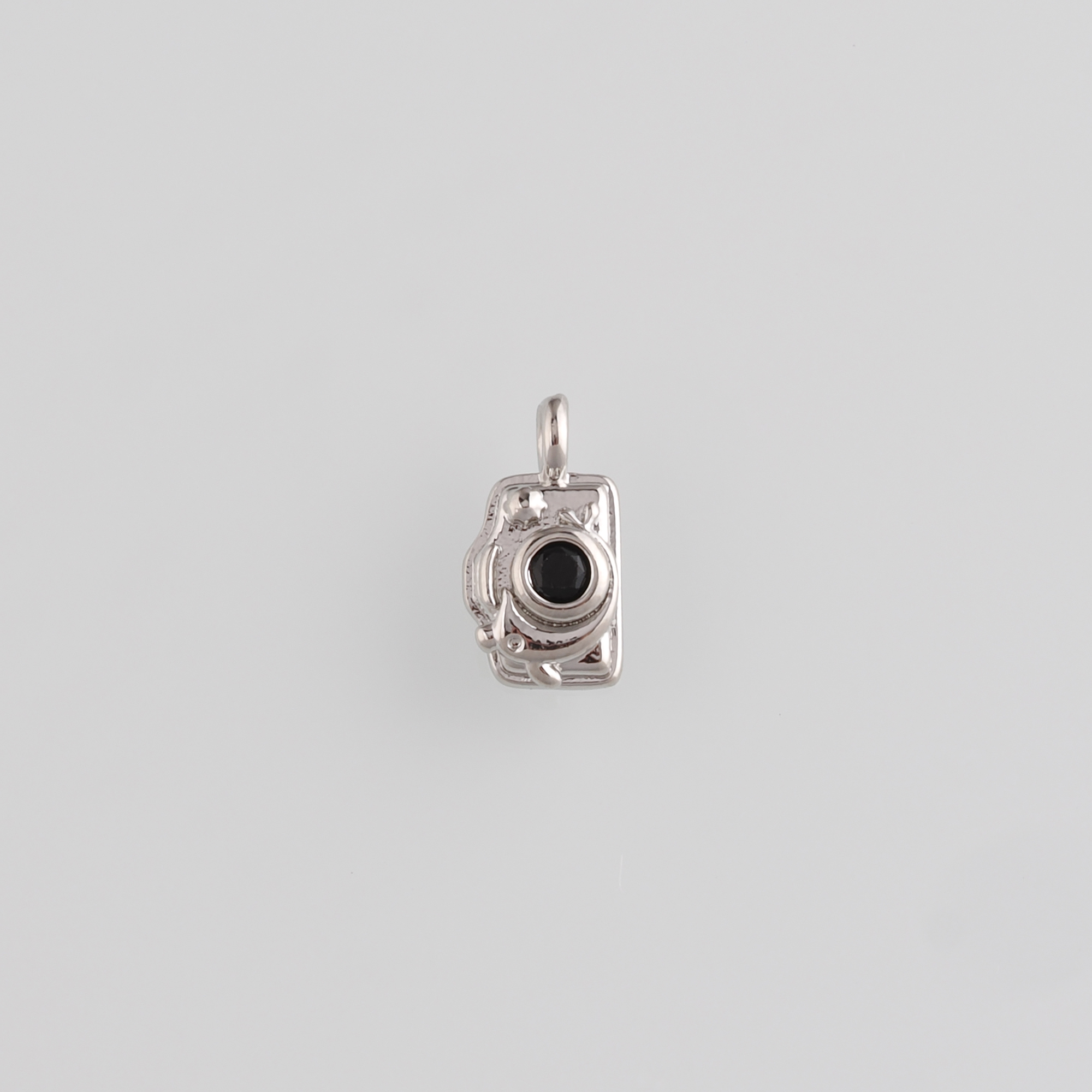 18K Gold Filled Camera Pendant,Camera Charm Earrings Necklace for DIY Jewelry Making Supply