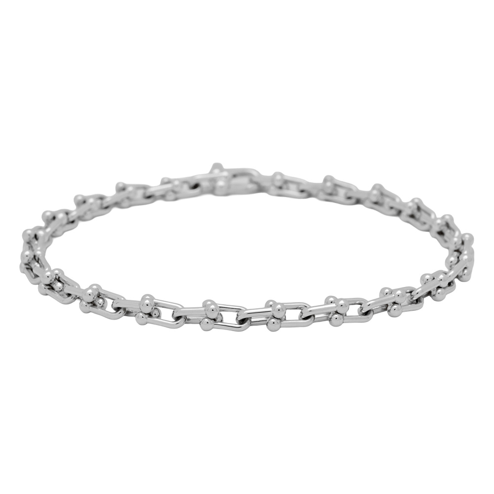 Tiffany & Co. Hardware Microlink Bracelet Sterling Silver 60423393