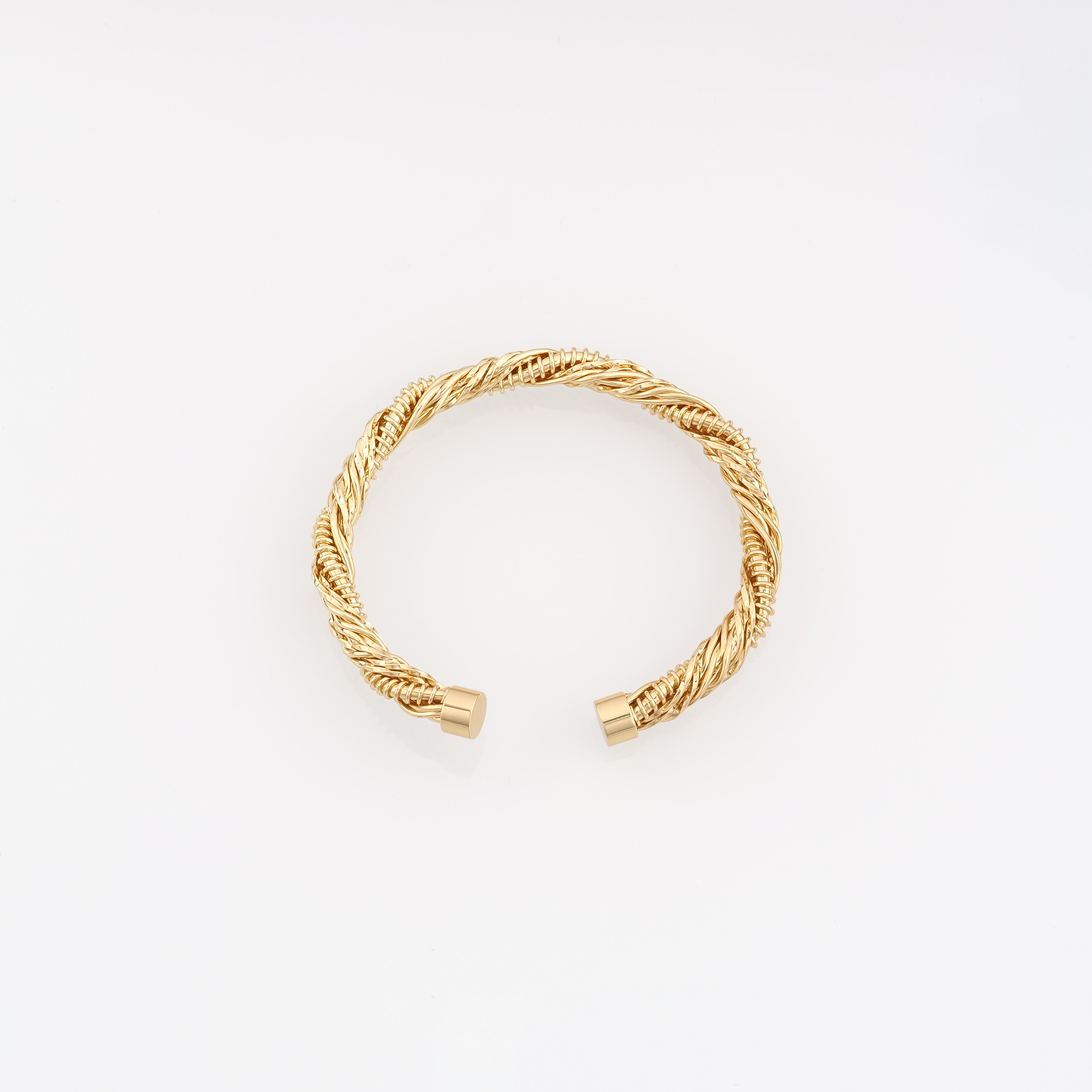 18K Gold Filled Twist Bangle,Gold Bracelet,Dainty Bracelet,Minimalist Bracelet,Everyday Bracelet,Gift for Her