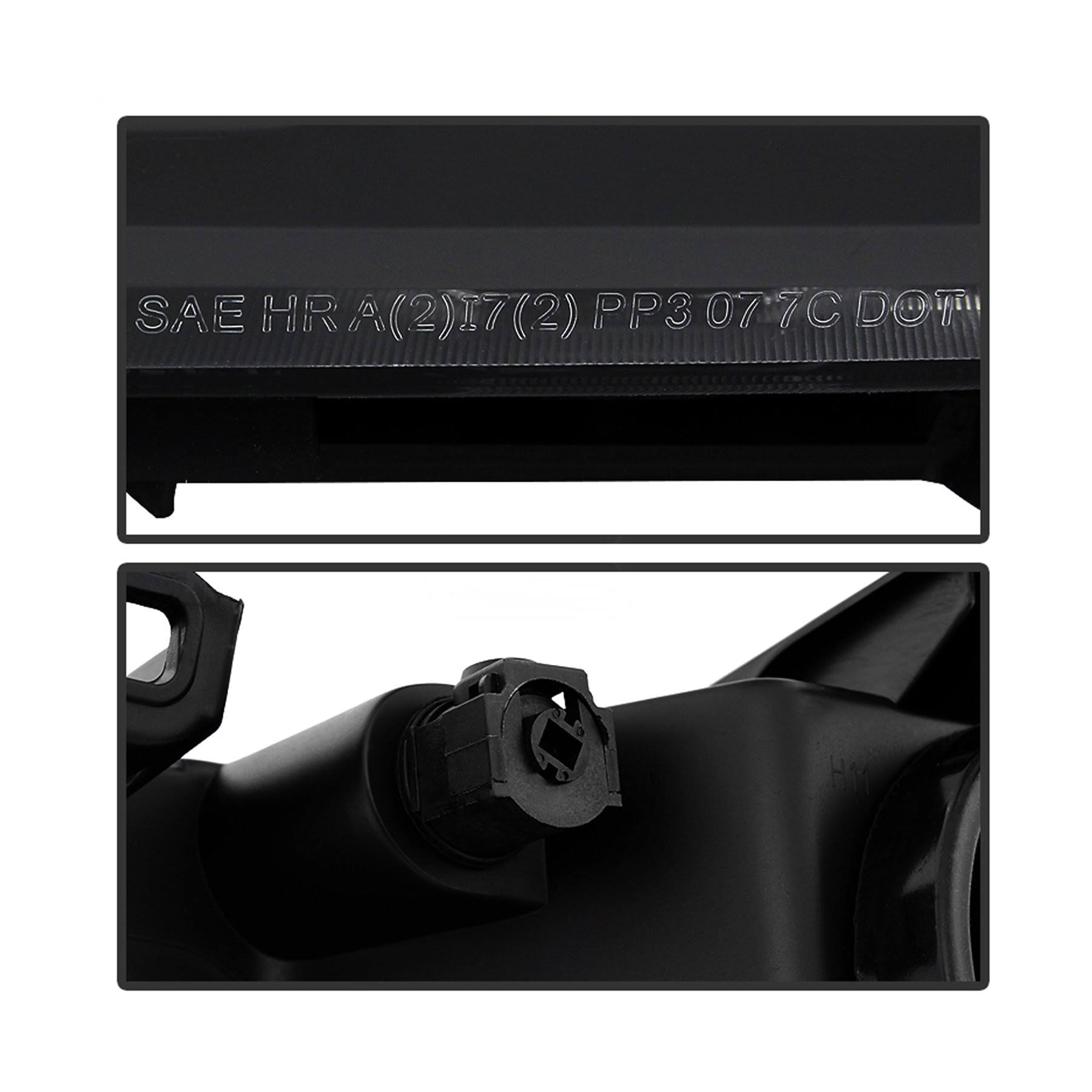 Xtune GMC Sierra 07-13 Crystal Headlights - Black