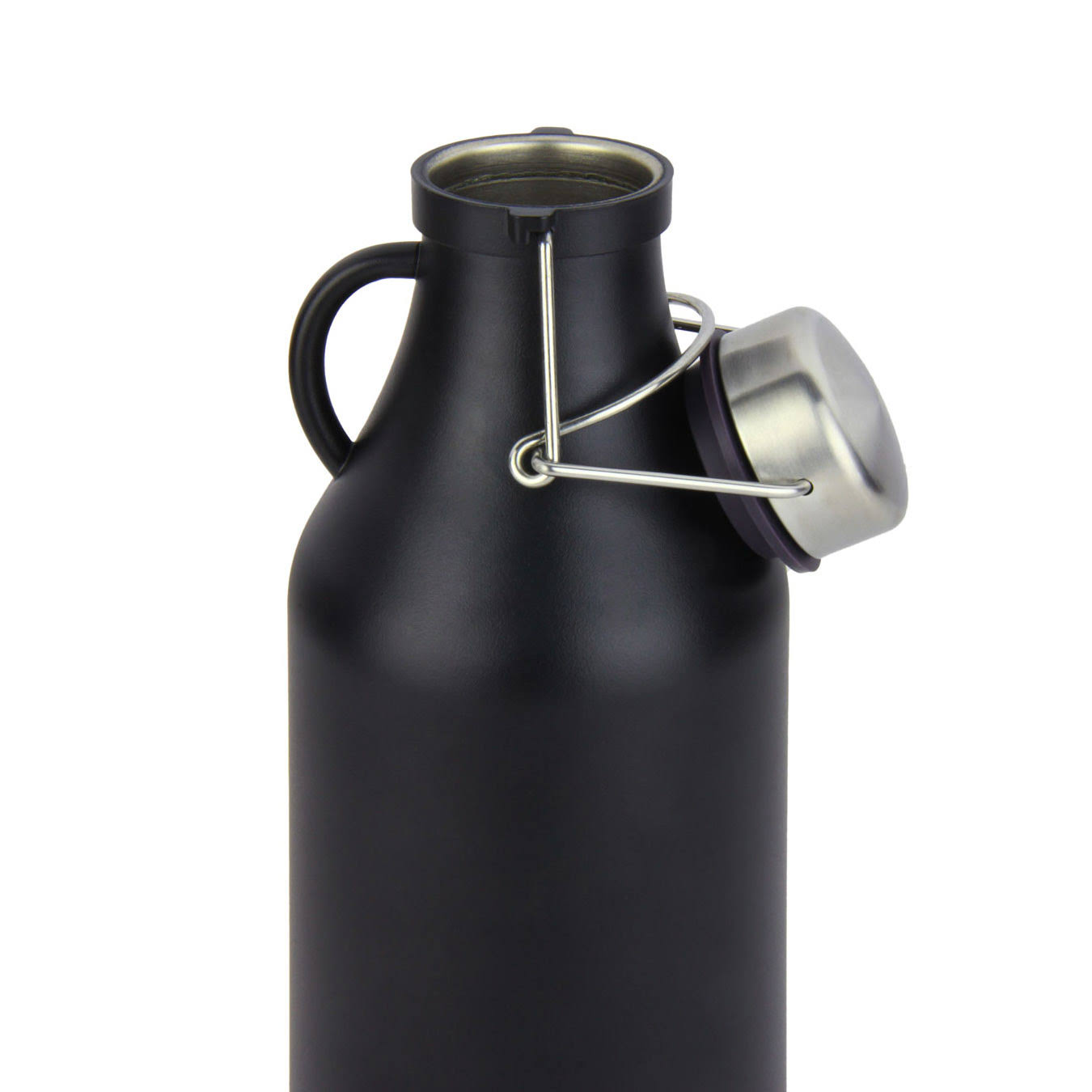 in My Hoppy Place32oz Black Stainless Steel Growler u0026 Pint Glass Set