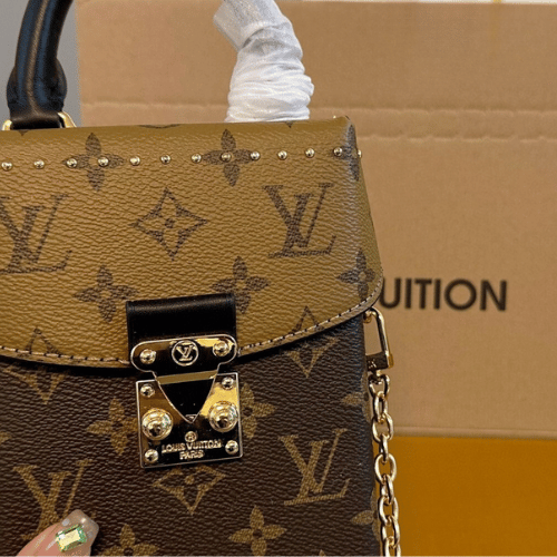 Louis Vuitton Petite Malle Camera Box Monogram & Monogram Reverse 4.9 Inches M82465