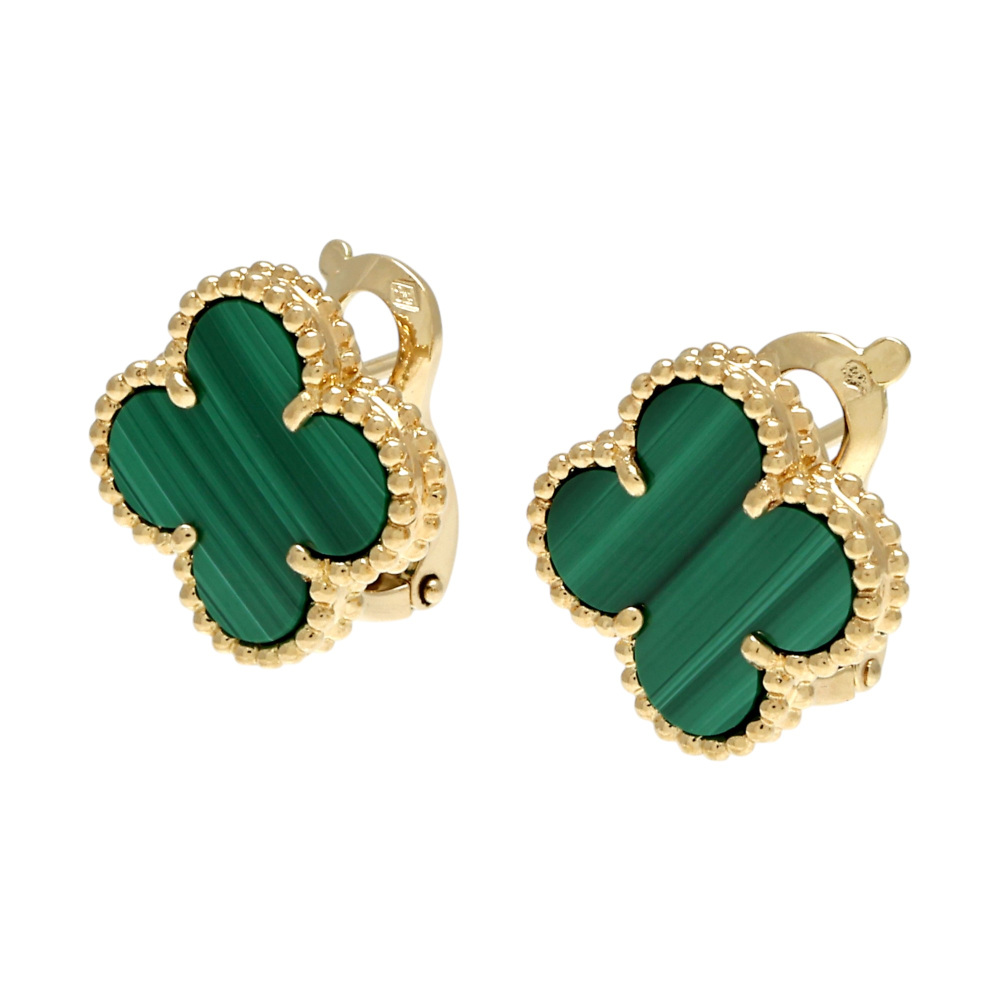 Van Cleef & Arpels Vintage Alhambra Earrings 18K Yellow Gold VCARO3QL00
