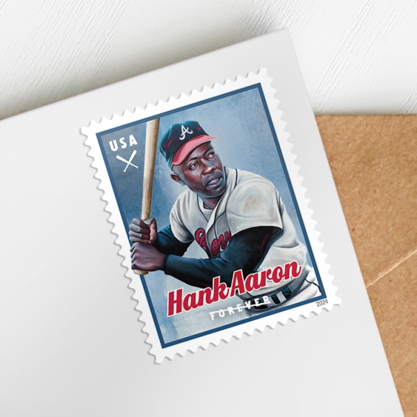 Hank Aaron Stamps 2024