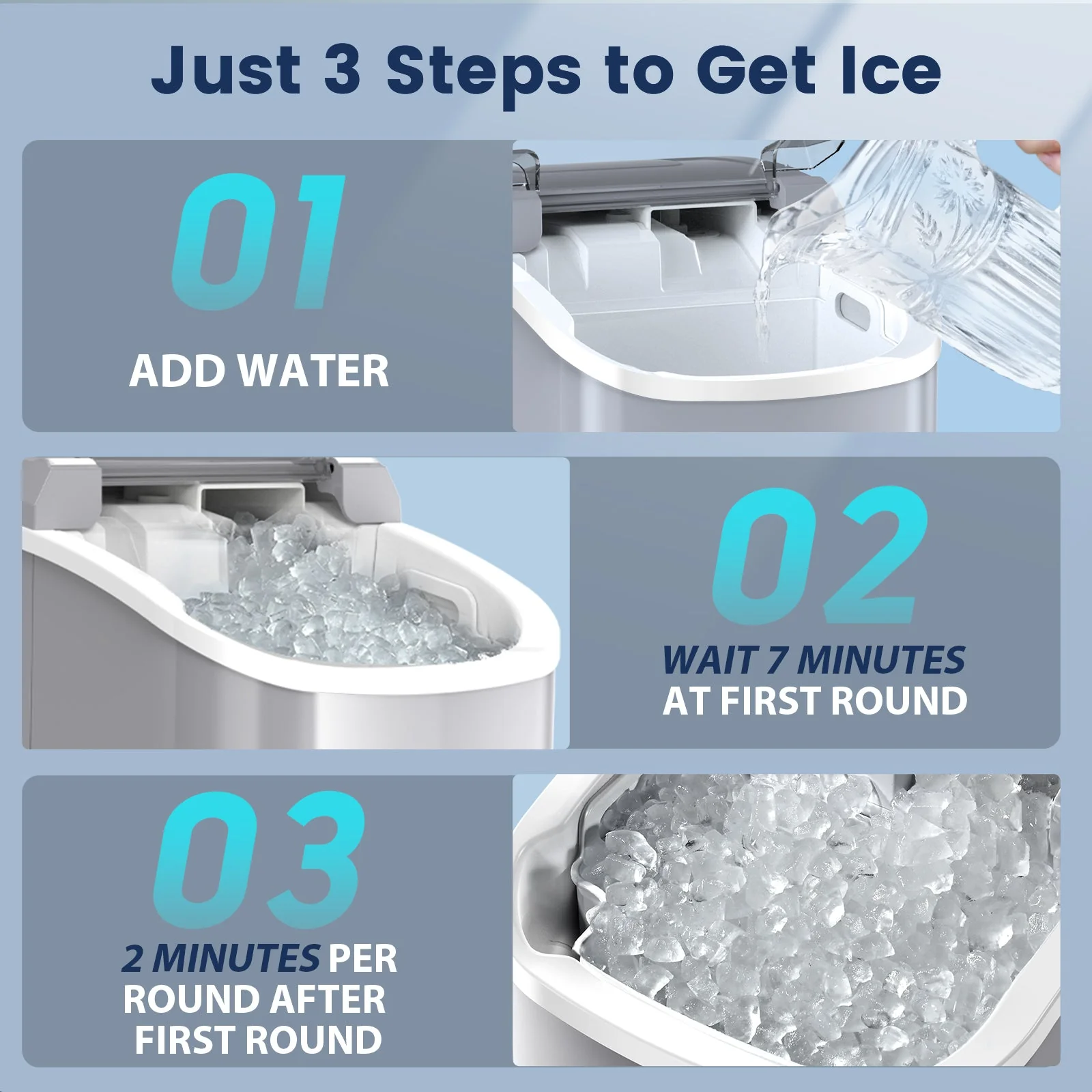 Nugget Pebble Ice Maker Countertop Z5815N