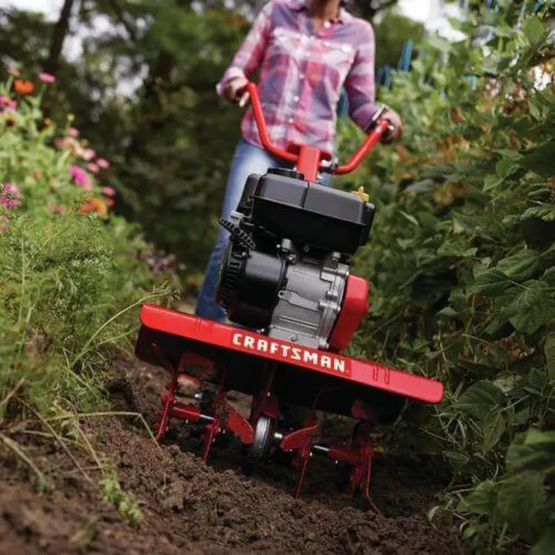 Refurbished Craftsman Front-Tine Garden Tiller – Scratch-and-Dent Model