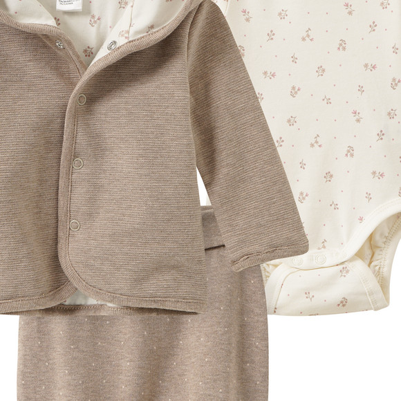 Topomini Baby Set aus Jacke, Body und Hose