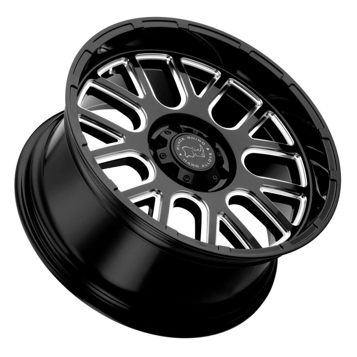 Black Rhino 1895PIS066140B12 - Pismo 18x22 Gloss Black with Milled Spokes