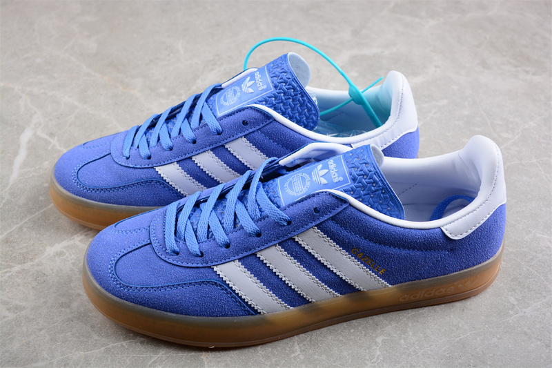 Adidas Originals Gazelle Indoor Blue/White/Fusion Gum HQ8717