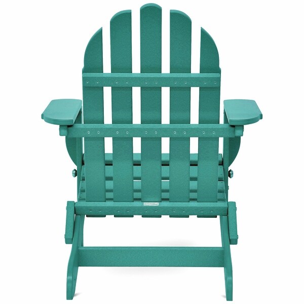 Nelson Recycled Plastic Folding Adirondack Chair by Havenside Home