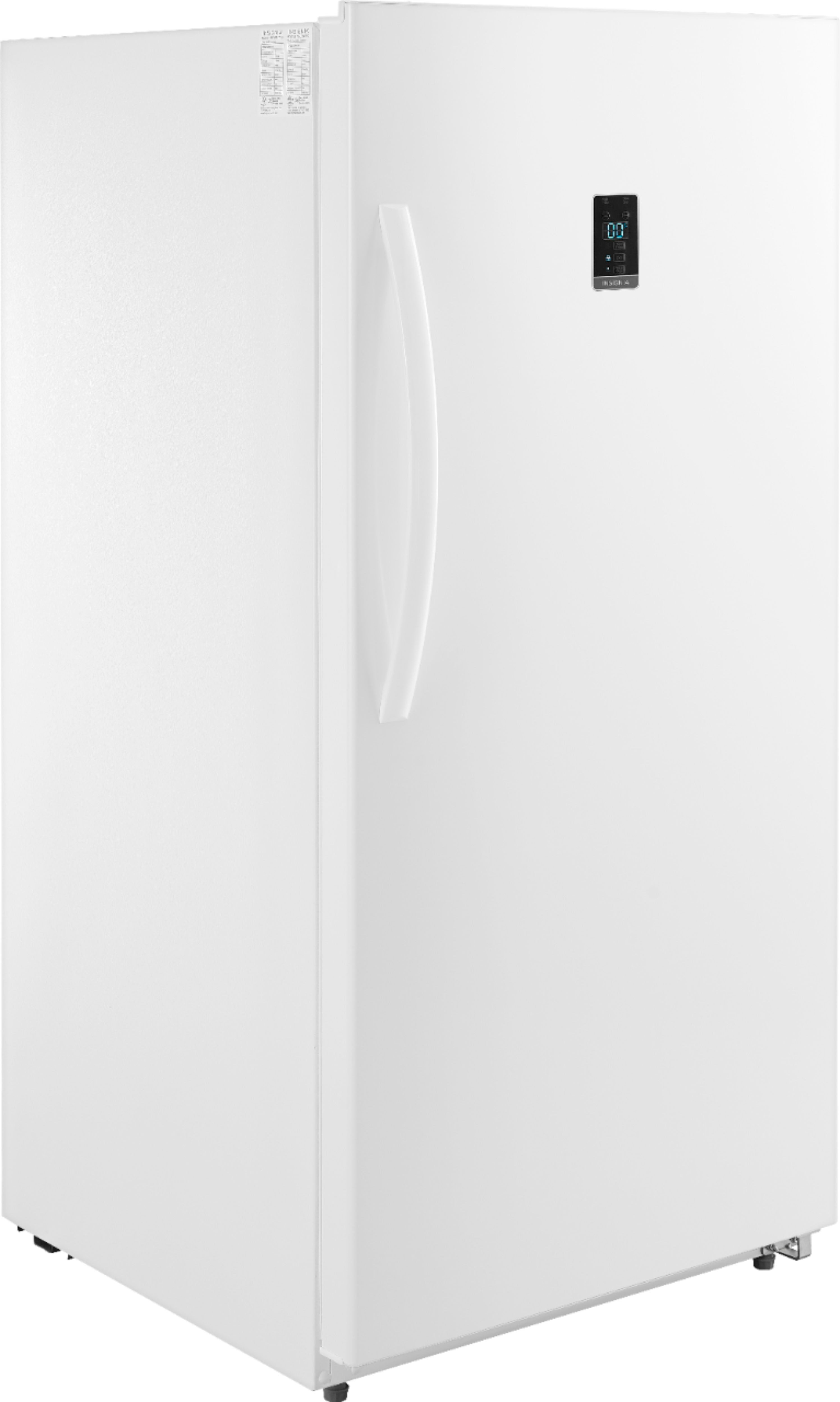 Insignia™ - 13.8 Cu. Ft. Garage Ready Convertible Upright Freezer with ENERGY STAR Certification - White