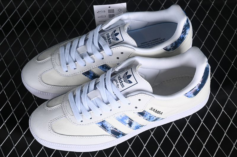 Adidas Samba Tie Dye Black Cloud White/Royal Blue/Cloud White GZ7039