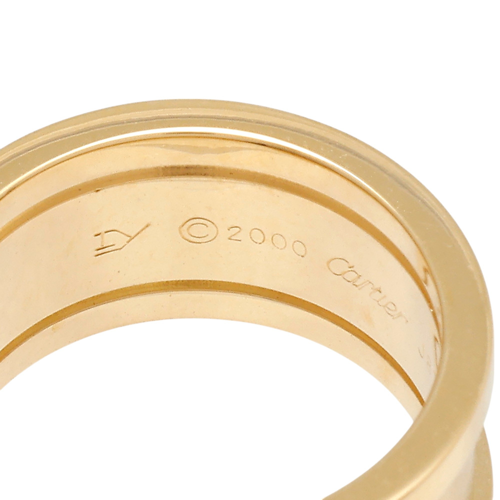 Cartier 2C C Do Ring 18K Yellow Gold