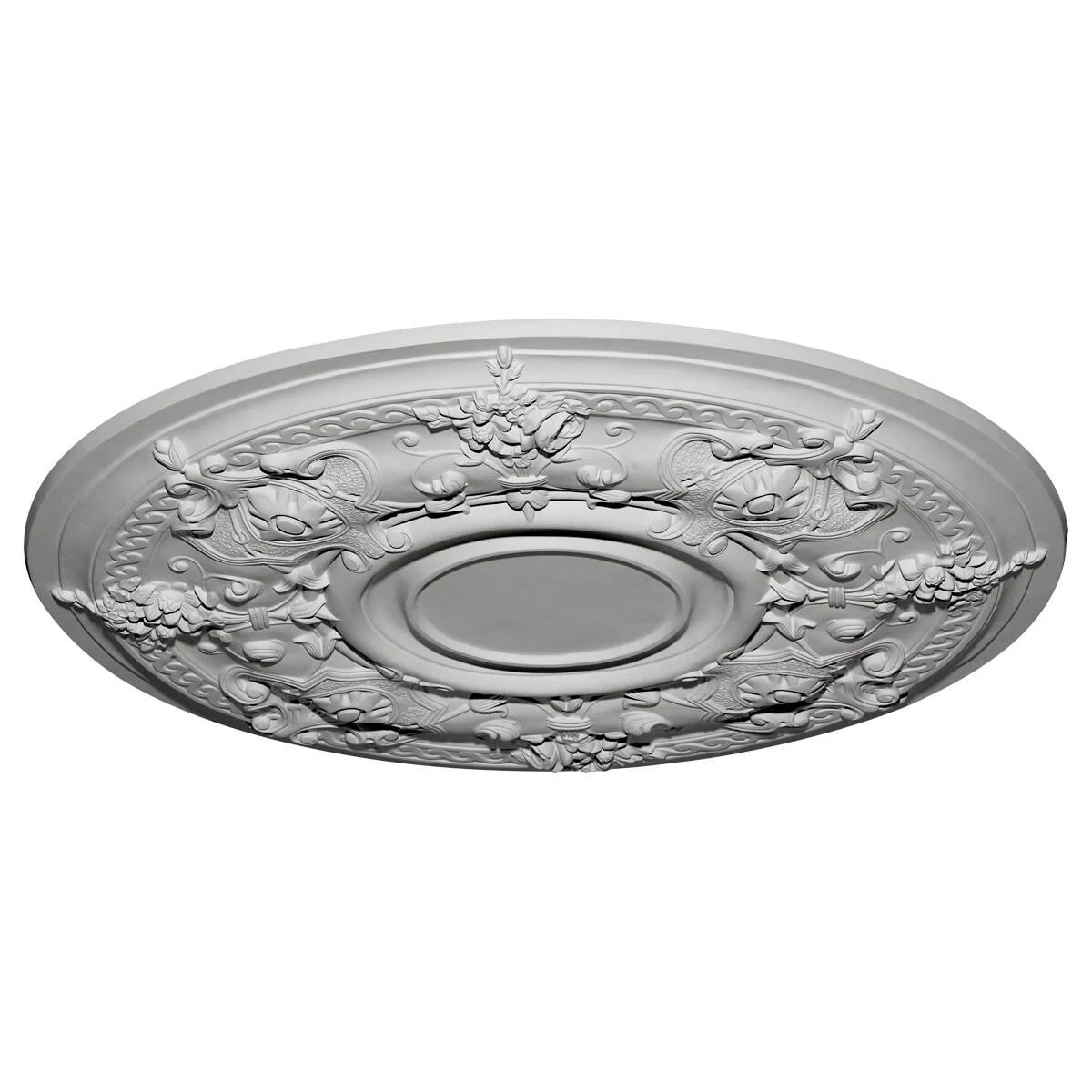 29 1/4x22OD x 2x22P Darnay Ceiling Medallion (Fits Canopies Up to 7 1/4x22), Hand-Painted Firebrick