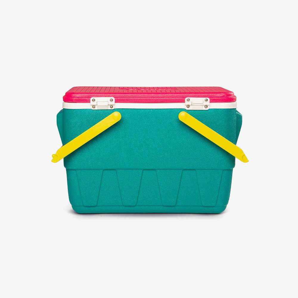 Retro Picnic Cooler Jade/Bold Magenta/Livewire Yellow 25qt