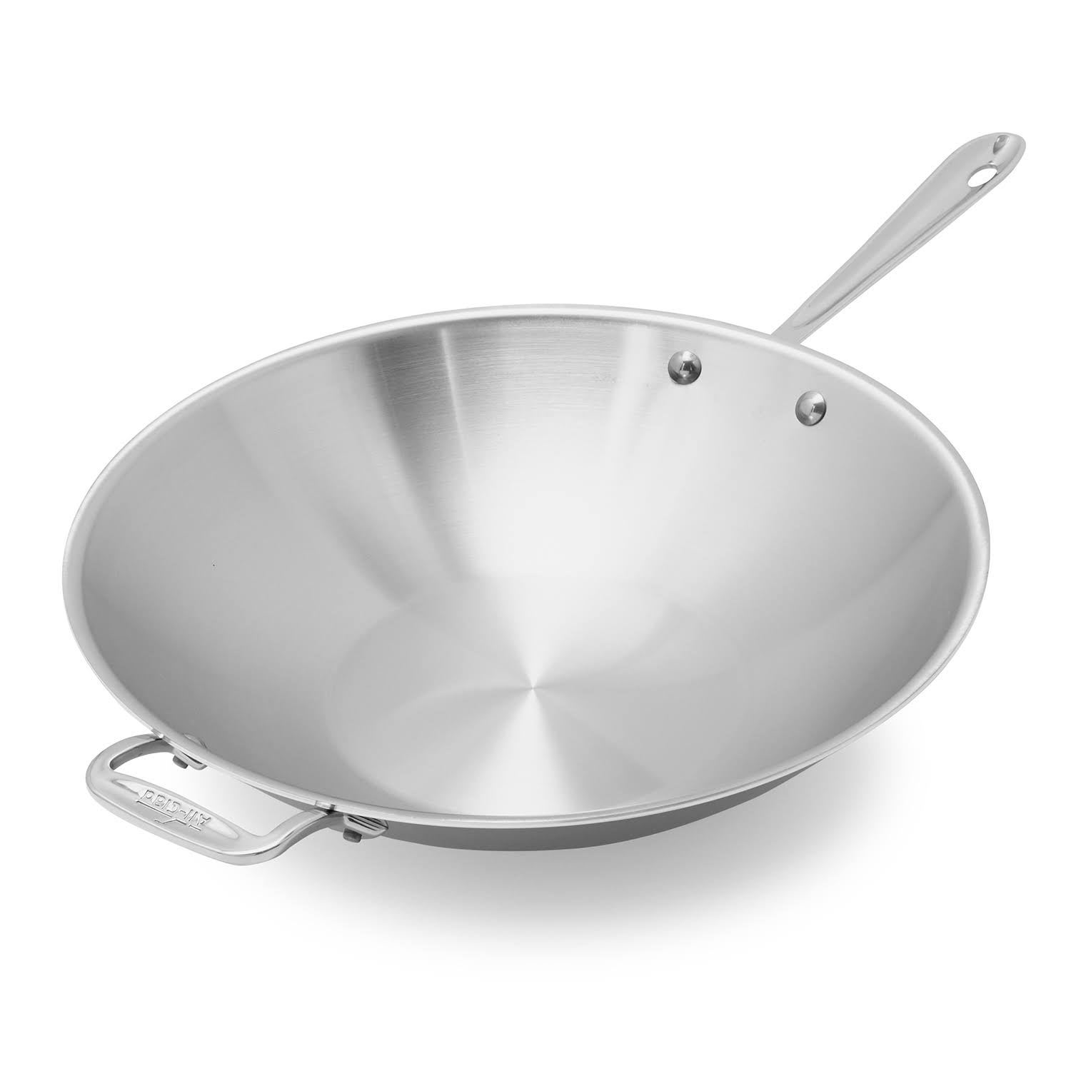 All Clad Stainless Steel Open Stir Fry Pan - 14x22