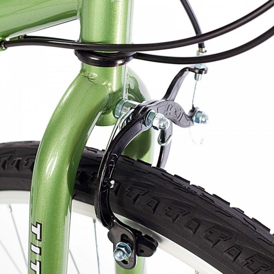 Wildcat 18-Speed Women’s Mountain Bike, Lime Green & Black