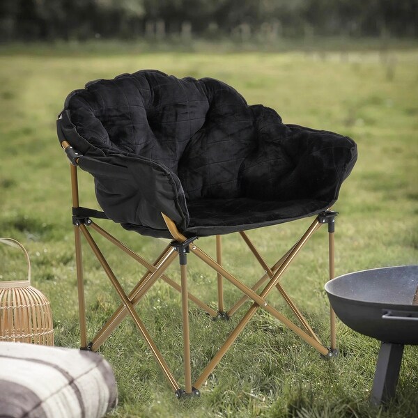 Moon chair folding lounge chair,balcony leisure lunch break backrest lazy chair,bedroom single person small sofa