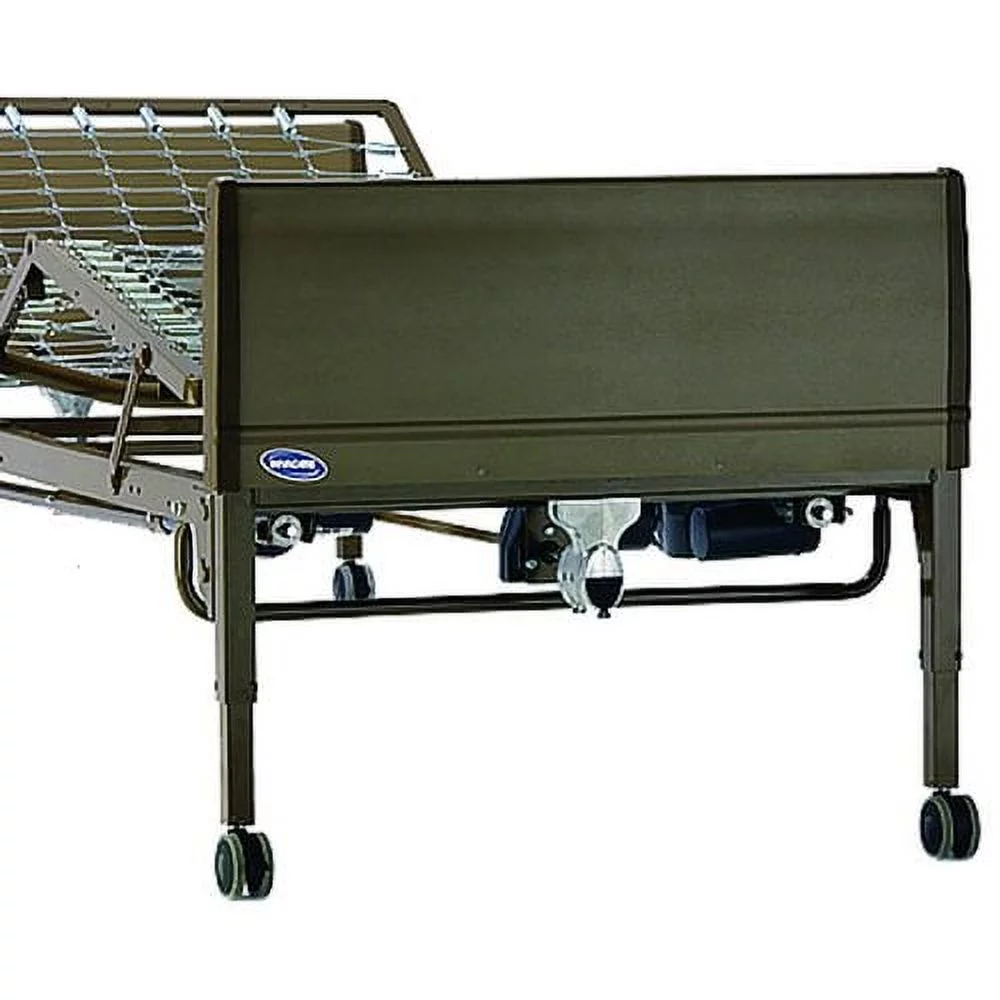 Bed Package with 5307IVC Manual Bed, 5185 Deluxe Innerspring Mattress, 6629 Full-Length Side Rails (Single Each-1)