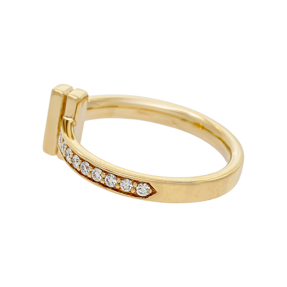 Tiffany & Co. Tiffany T One Ring 18K Yellow Gold Diamond