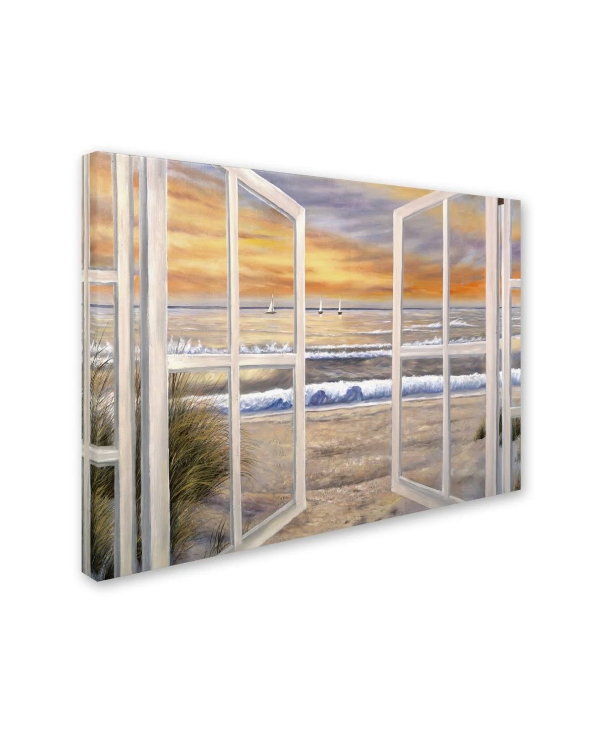 Trademark Global Elongated Window Giclee Canvas Art by Joval - 24 x 32