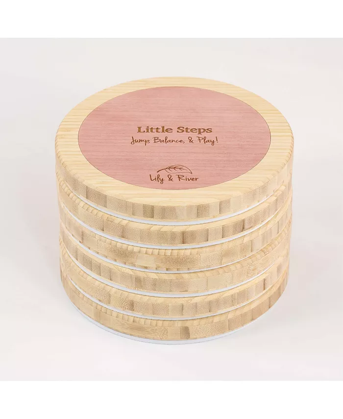 Lily and River Bamboo Little Steps Montessori Stepping Stones