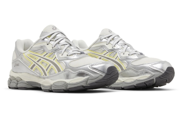 emmi x ASICS Gel NYC Silver Huddle Yellow 1202A498-100