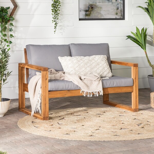 Middlebrook Hudson Acacia Frame Love Seat