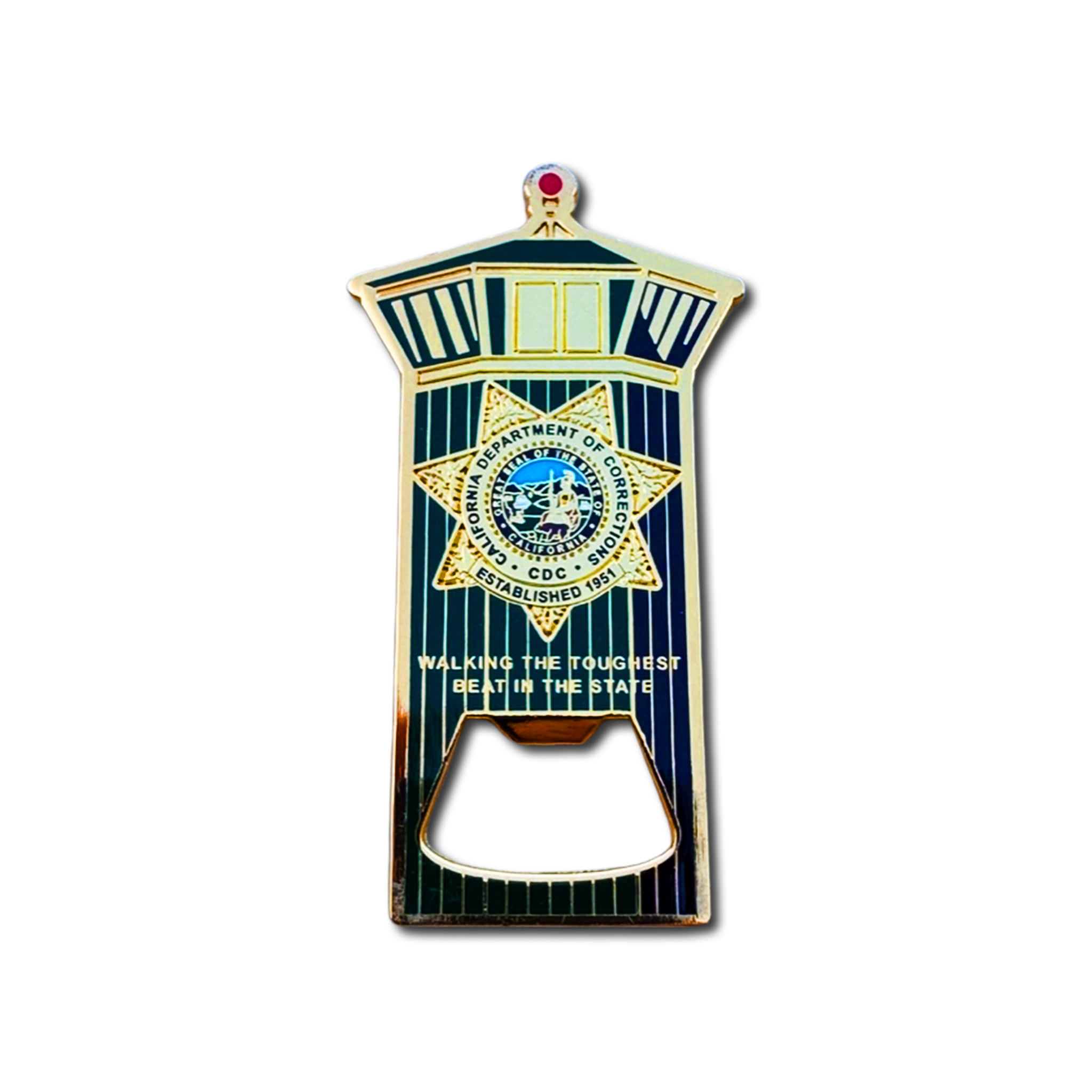 CDC/CDCR Tower Bottle Opener