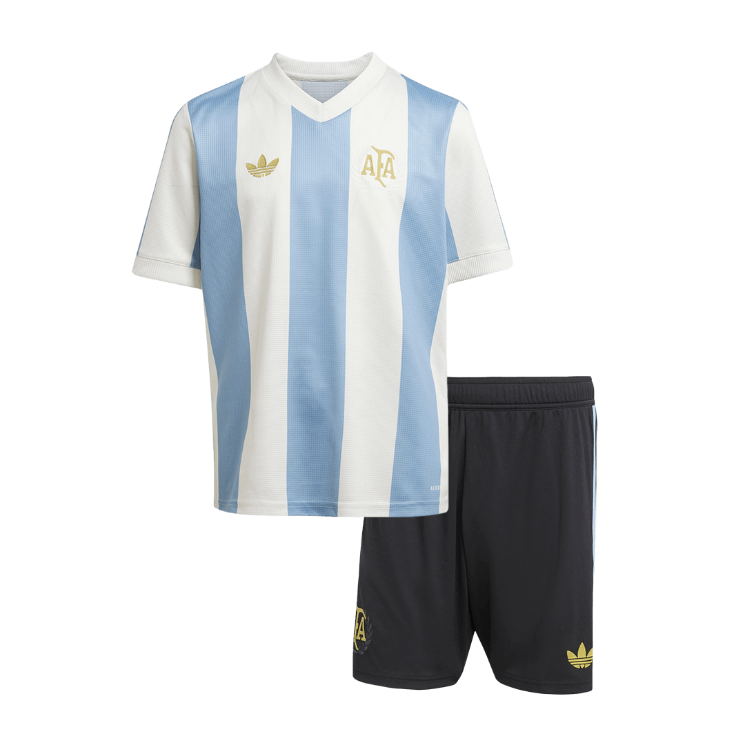 Argentina Kids Soccer Jerseys Kit - 50th Anniversary