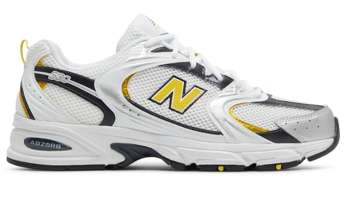 New Balance 530 Munsell White Citra Yellow MR530UNX Casual Running Shoes