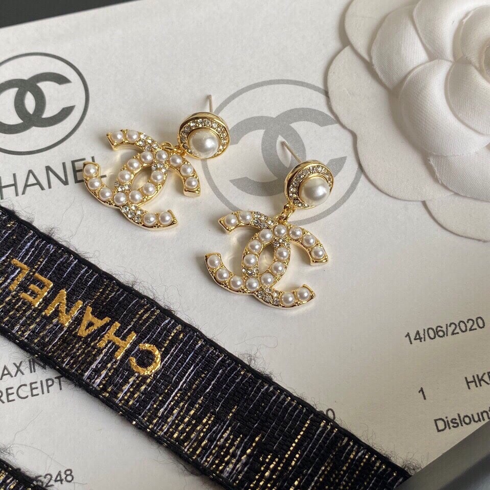 Chanel Cc Earrings