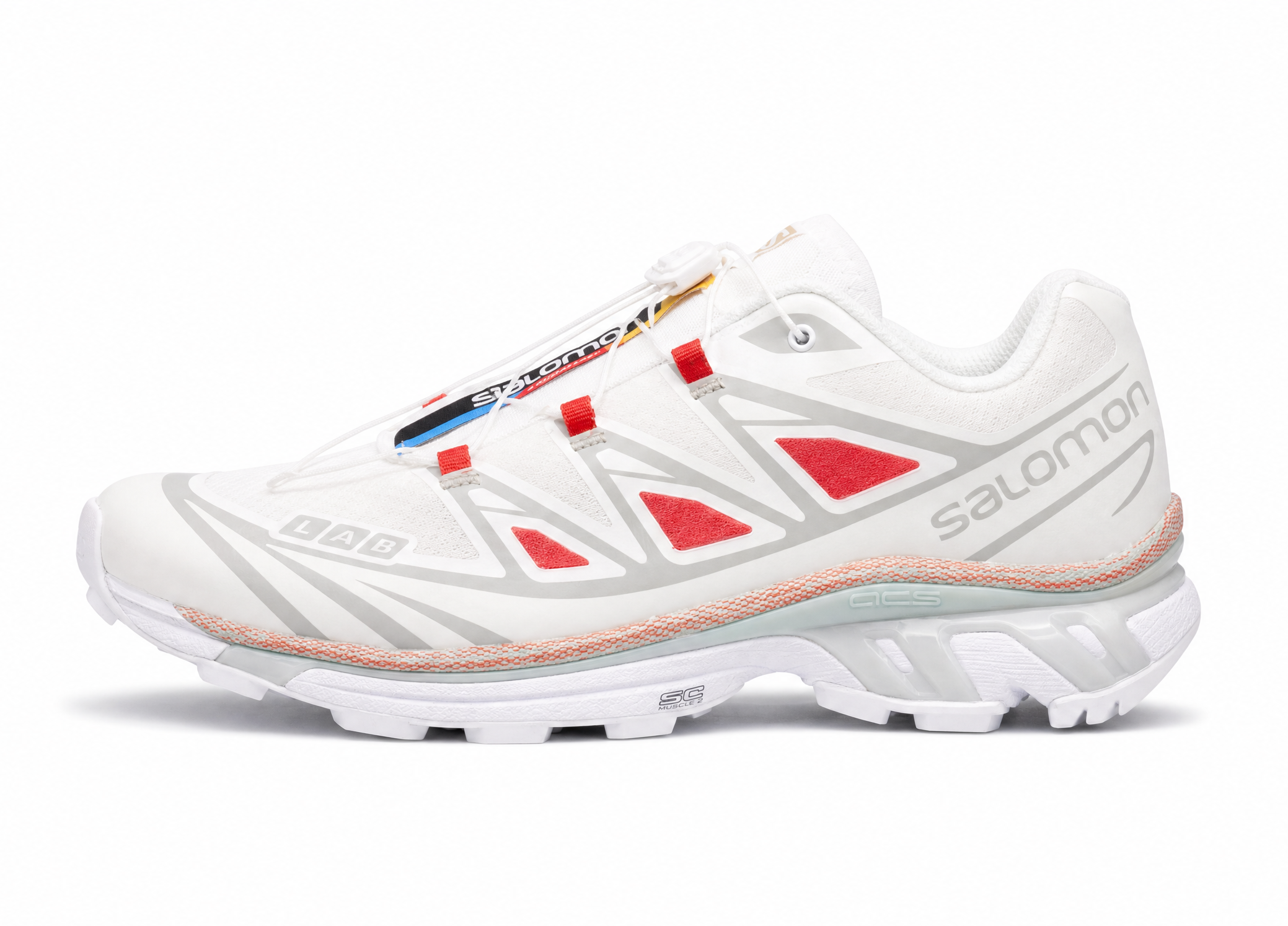 Salomon XT-6 GTX White Red L41252900