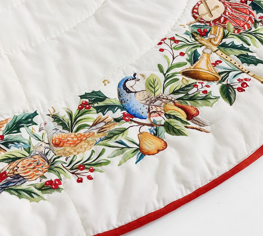 12 Days Of Christmas Tree Skirt  sgtnighsdesigns