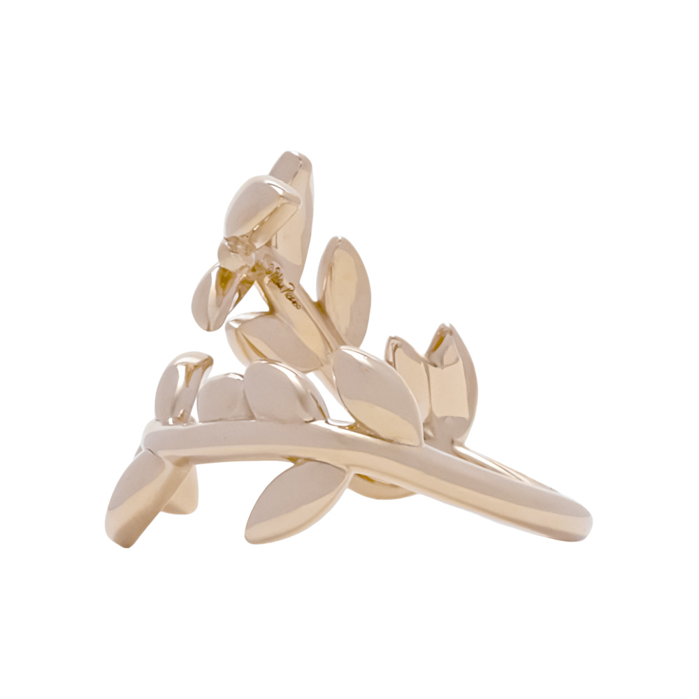 Tiffany & Co. Olive Leaf Paloma Picasso Ring 18K Rose Gold