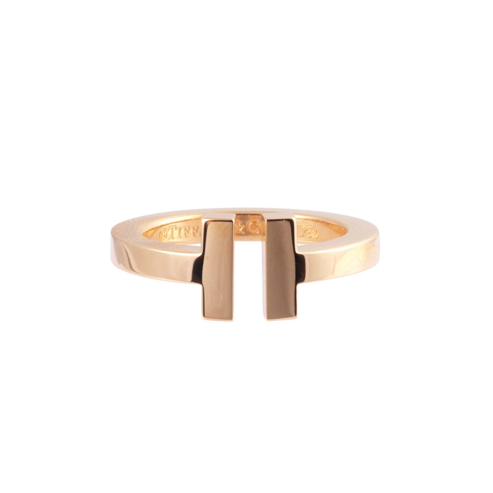 Tiffany & Co. Tiffany T Square Ring 18K Rose Gold