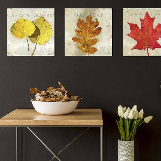 Sullivans Darren Gygi Aspen Leaves Canvas, Museum Quality Giclee Print, Gallery Wrapped, Handcrafted in USA 14x22W Yellow