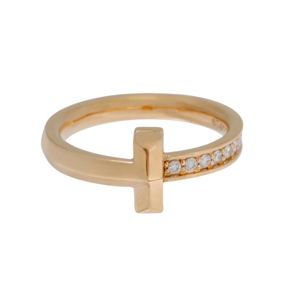 Tiffany & Co. Tiffany T One Ring 18K Rose Gold Diamond 67795245