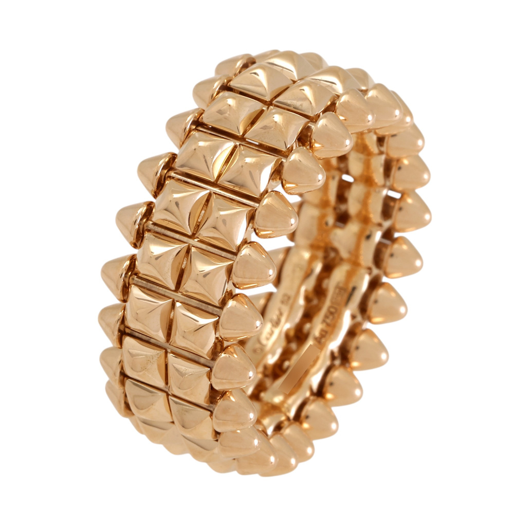 Cartier Crash Do Ring Double 18K Rose Gold B4237800