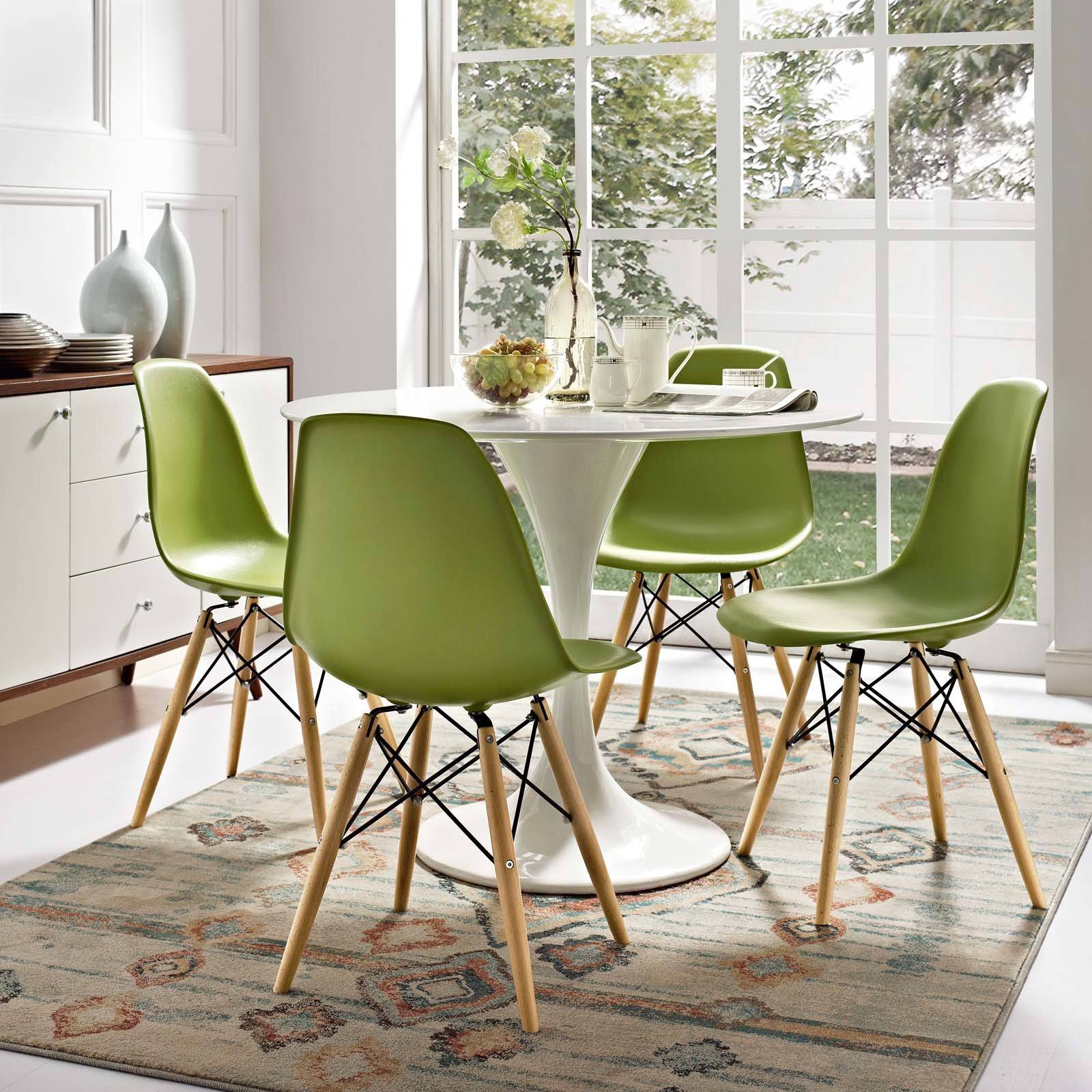 Modway Pyramid Dining Side Chair (Red)