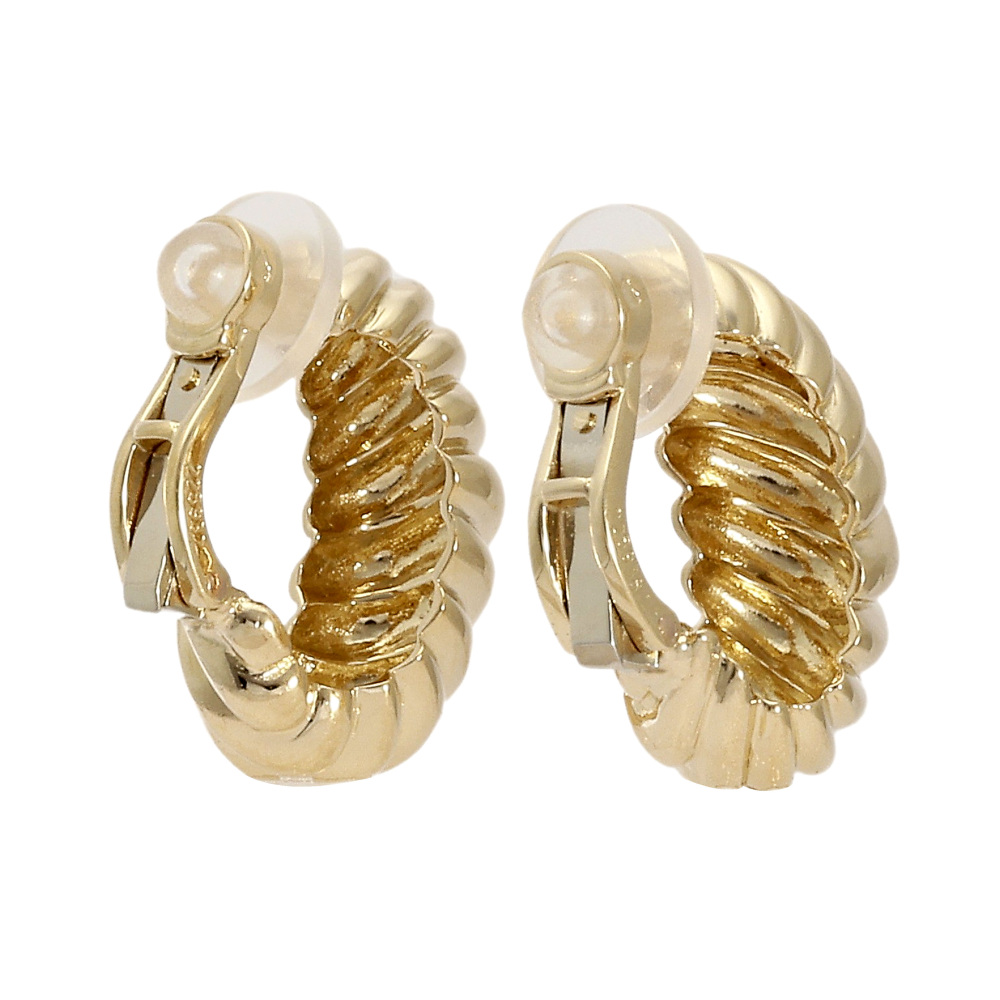 Cartier K18YG Yellow Gold Earrings