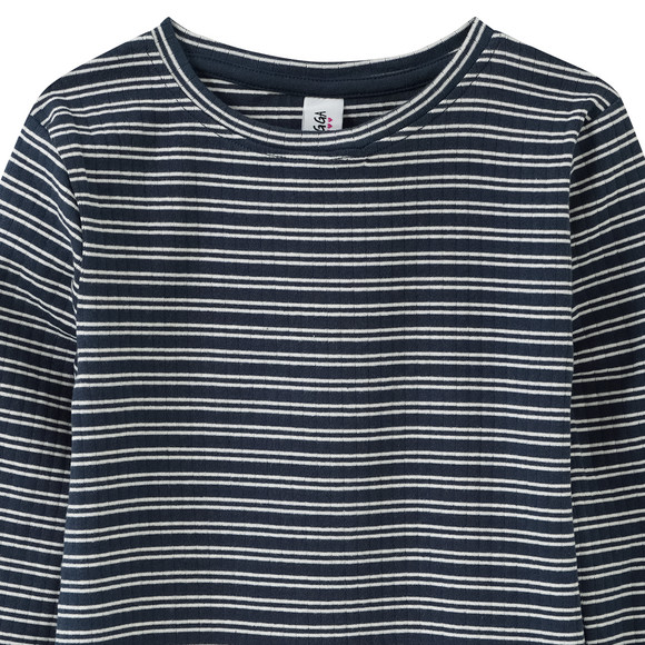 Yigga Mädchen Langarmshirt im Streifen-Look