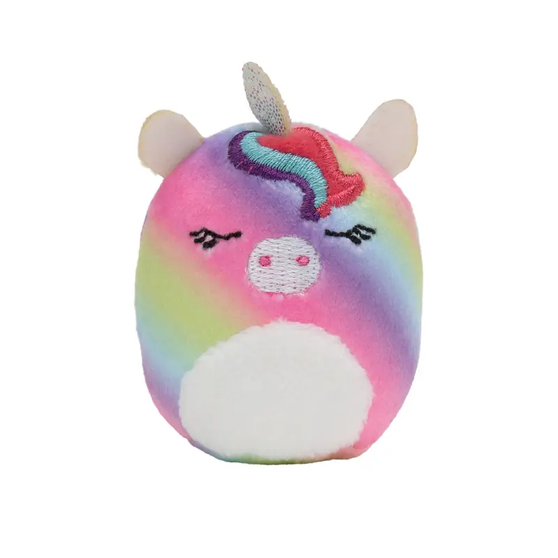 Squishmallows’ Squishville Mystery Mini Plush Rainbow Dream Squad, Six 2” Soft Mini-Squishmallow Rainbow Animals
